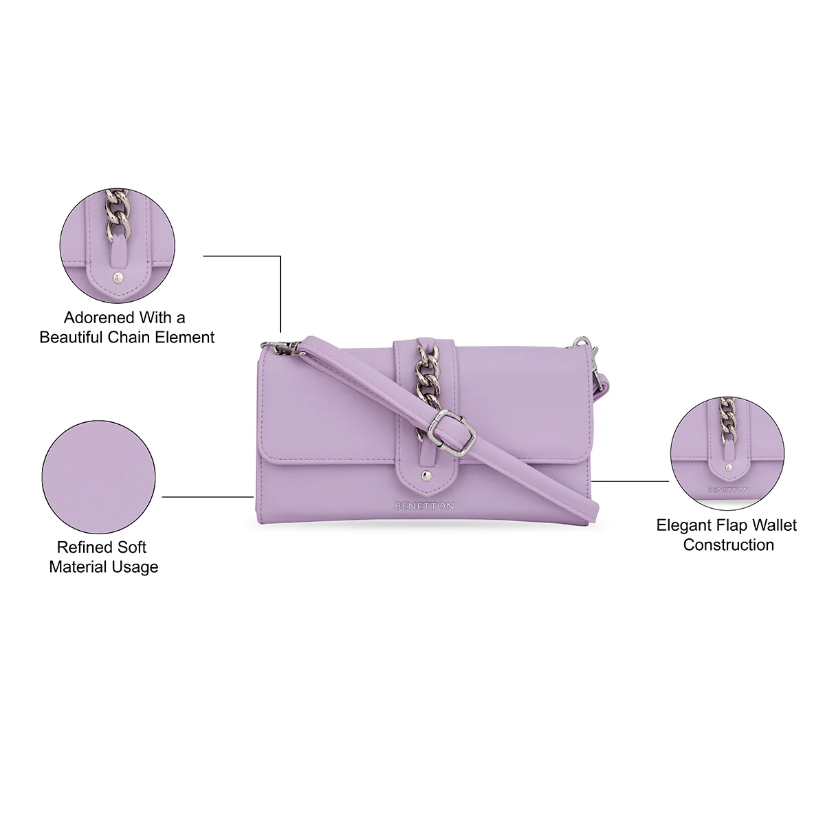 United Colors of Benetton Frenzi Women's Wallet - Image 4