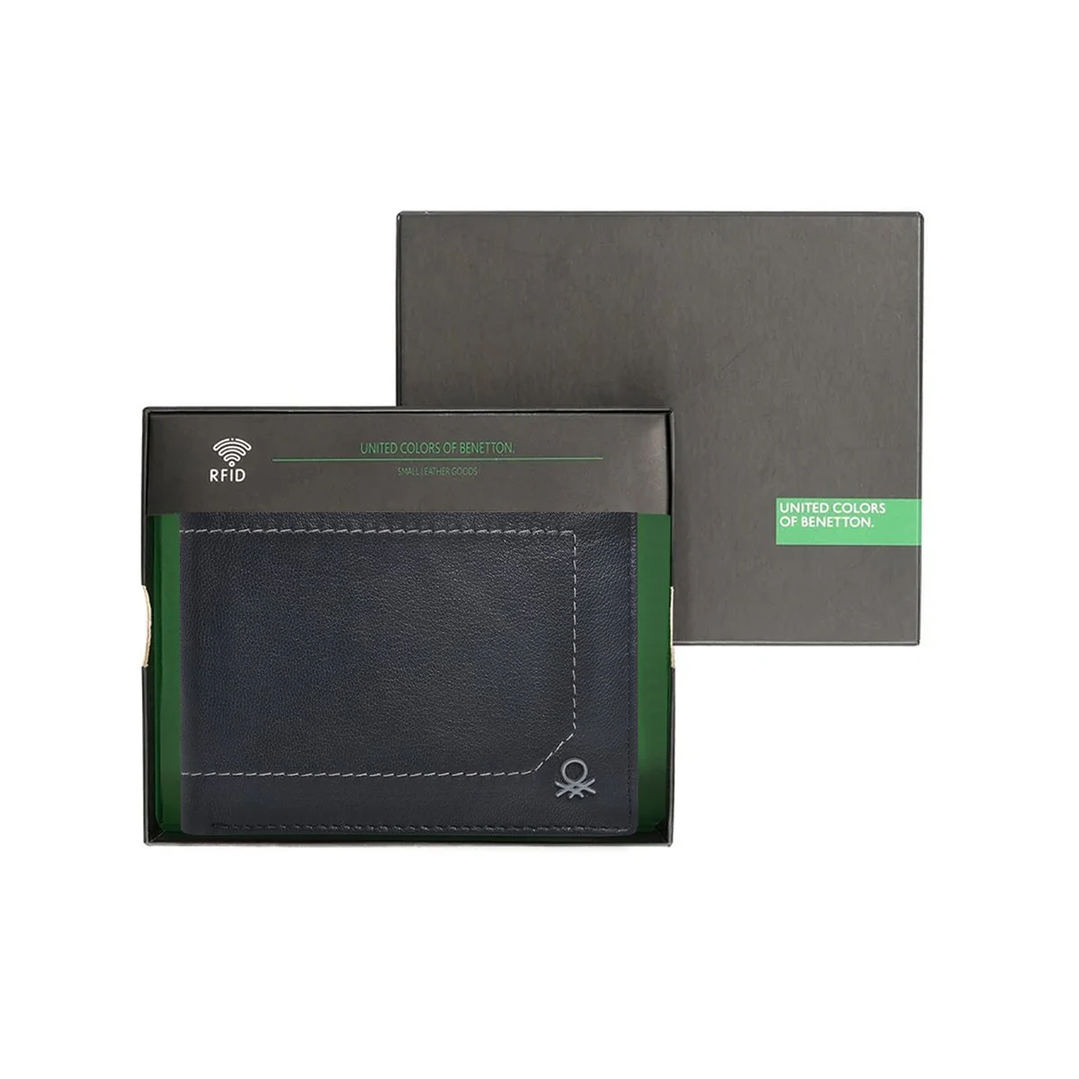 United Colors of Benetton Galway Men's Global Coin Wallet - Image 9