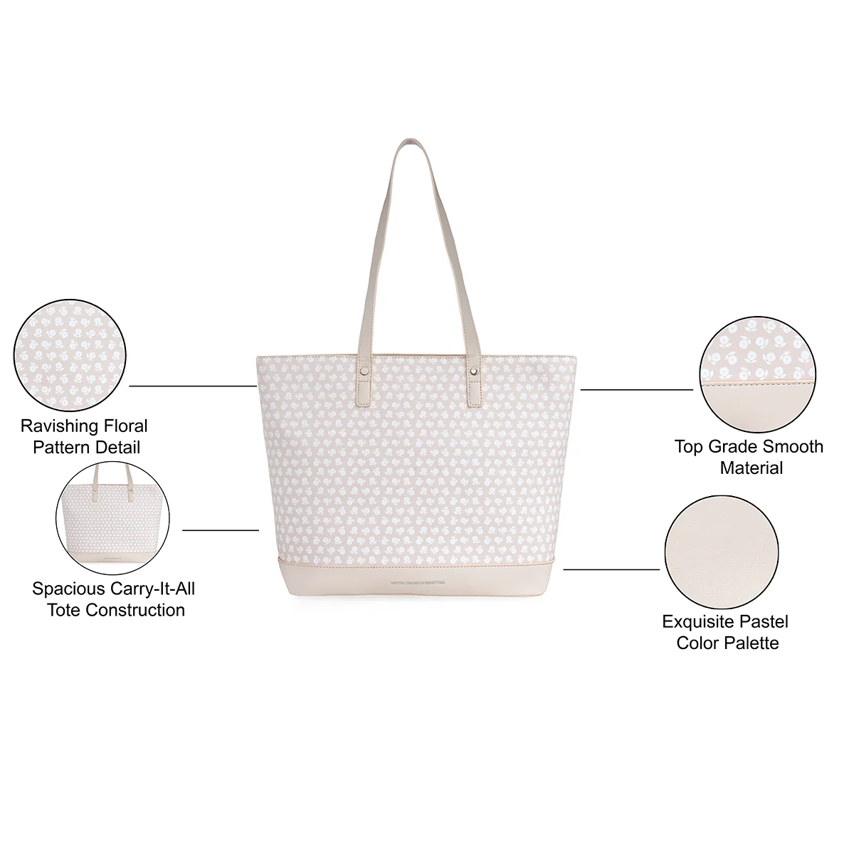 United Colors of Benetton Genesis Women's Tote - Image 4