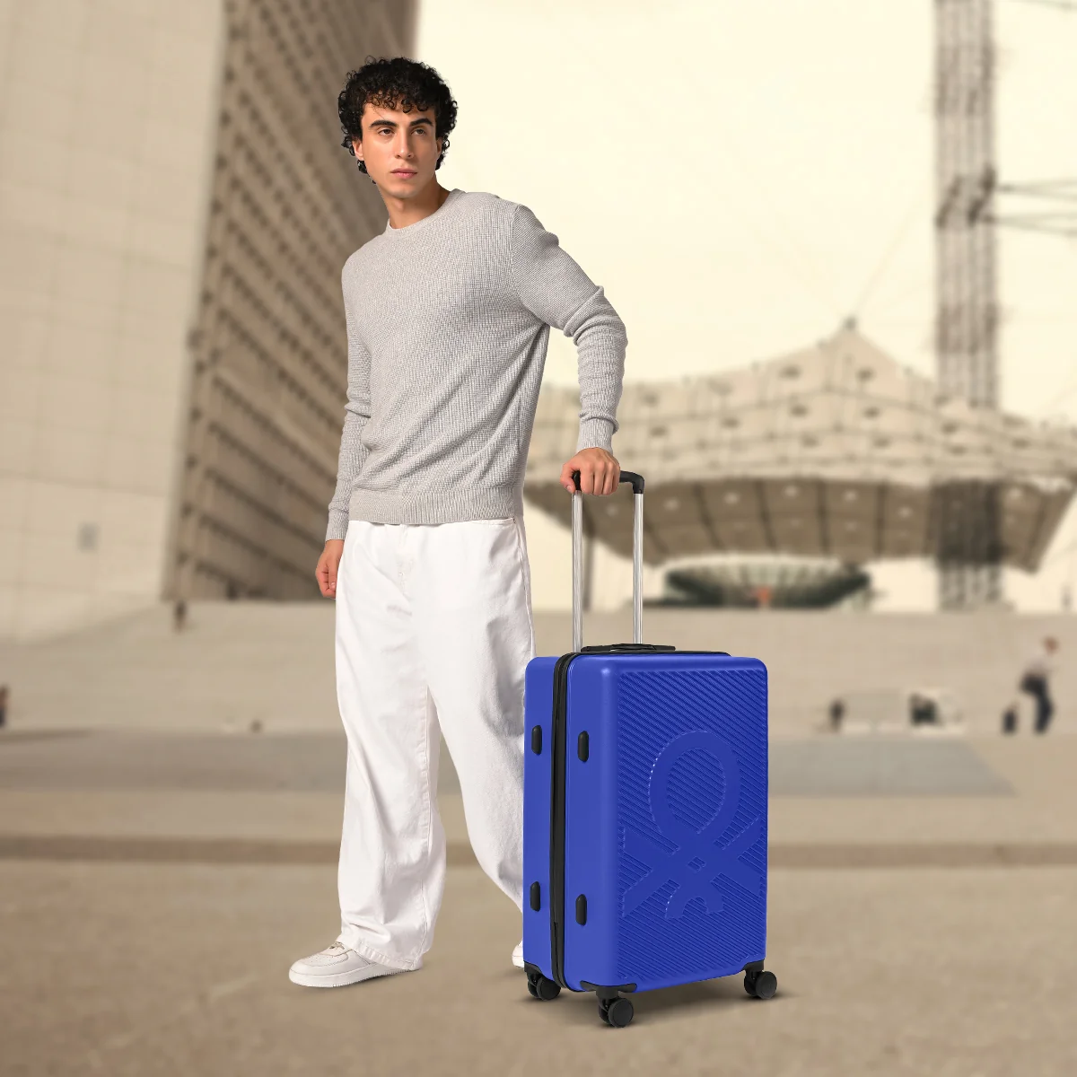 United Colors of Benetton Glide Hard Luggage (Set of 3) - Image 2