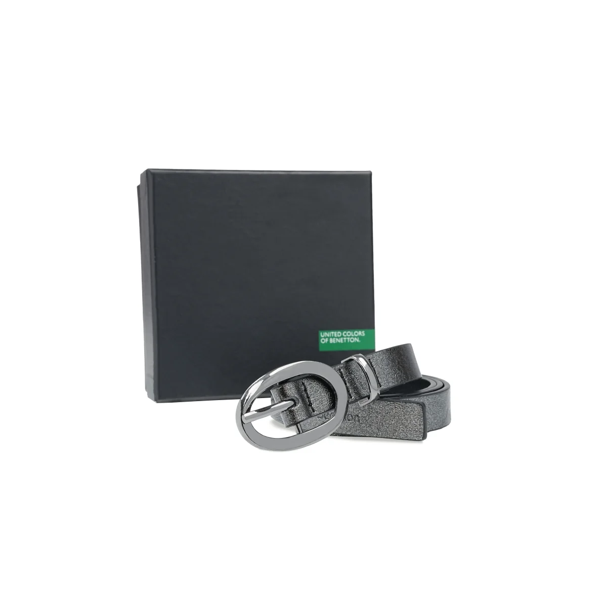 United Colors of Benetton Glimmer Arc Women's Non Reversible Belt - Image 5