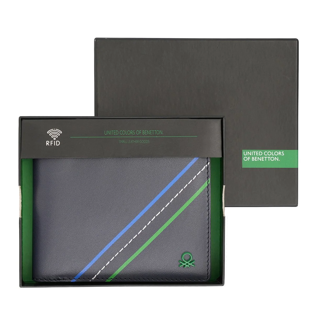 United Colors of Benetton Habry Men's Global Coin Wallet - Image 8