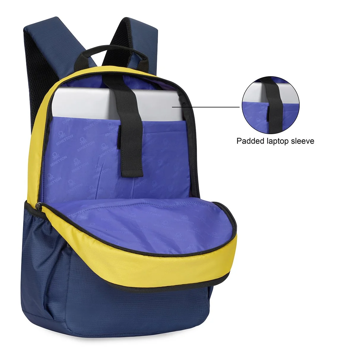 United Colors of Benetton Inferno Laptop Backpack - Image 7
