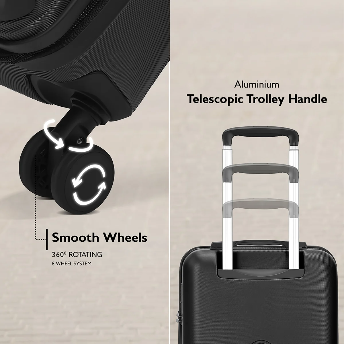 United Colors of Benetton Ionic Hard Luggage - Image 4