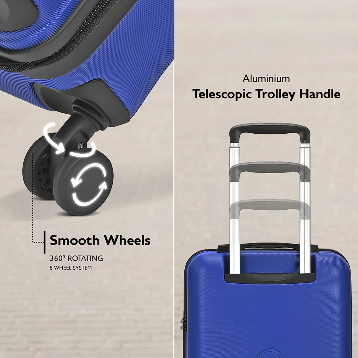 United Colors of Benetton Ionic Hard Luggage - Image 4