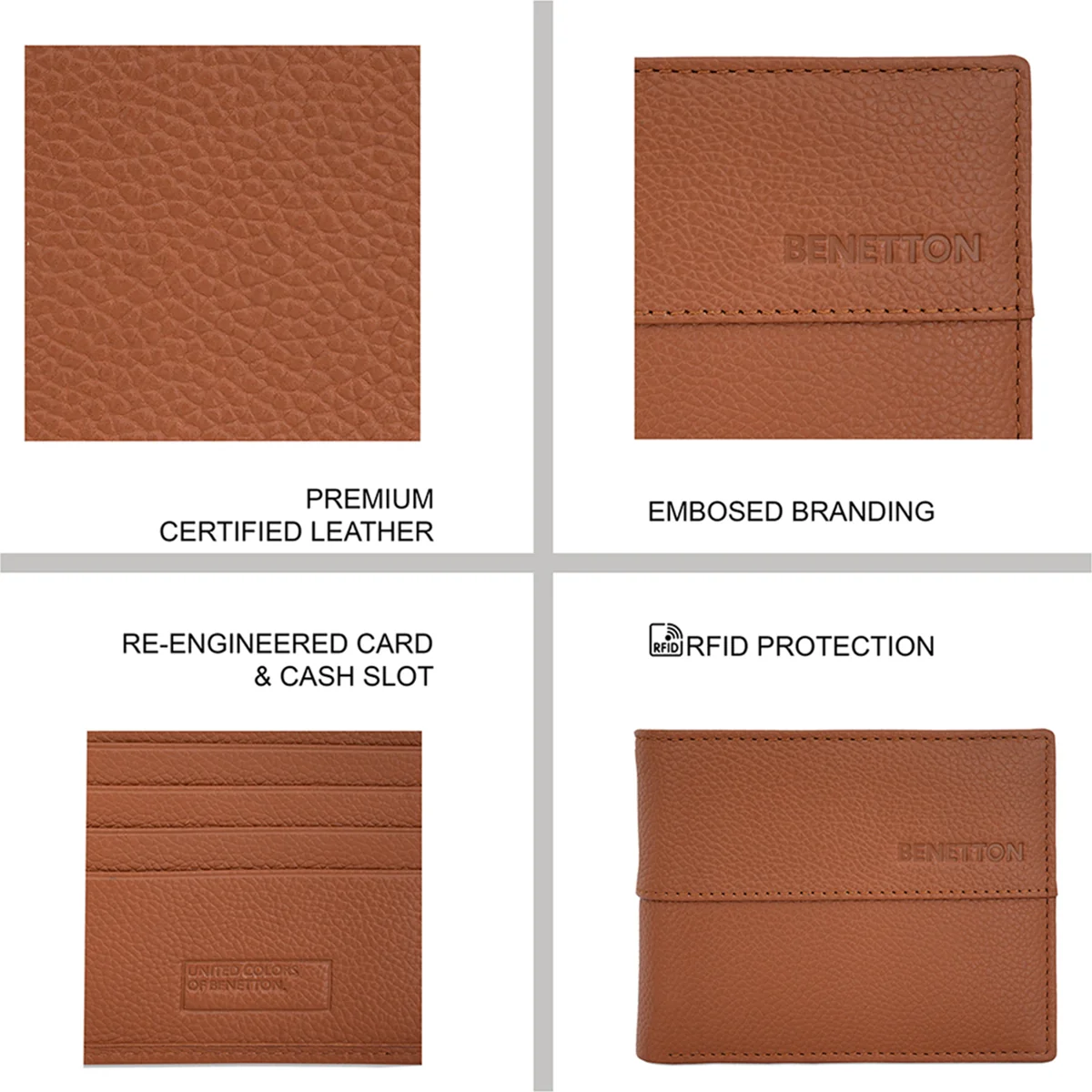 United Colors of Benetton Ivano Men's Passcase Wallet - Image 4