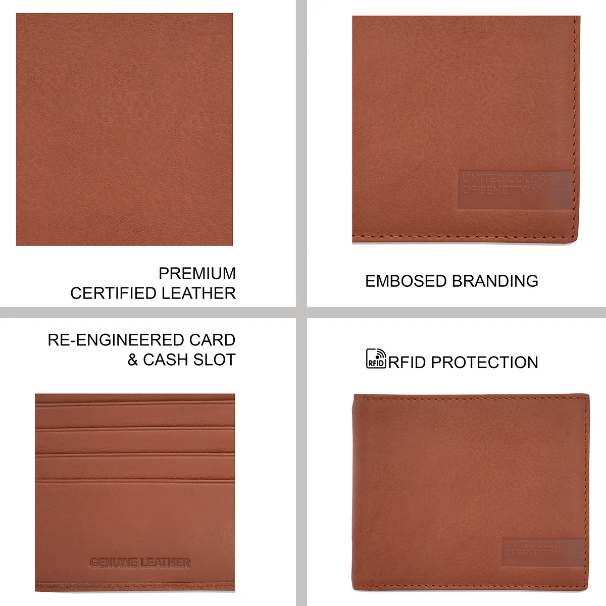 United Colors of Benetton Iver Men's Global Coin Wallet - Image 4