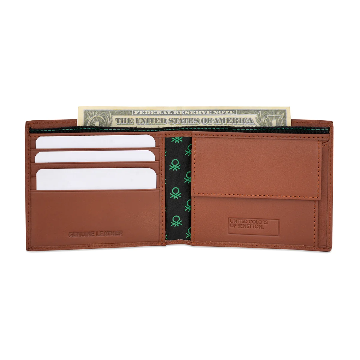 United Colors of Benetton Iver Men's Global Coin Wallet - Image 5