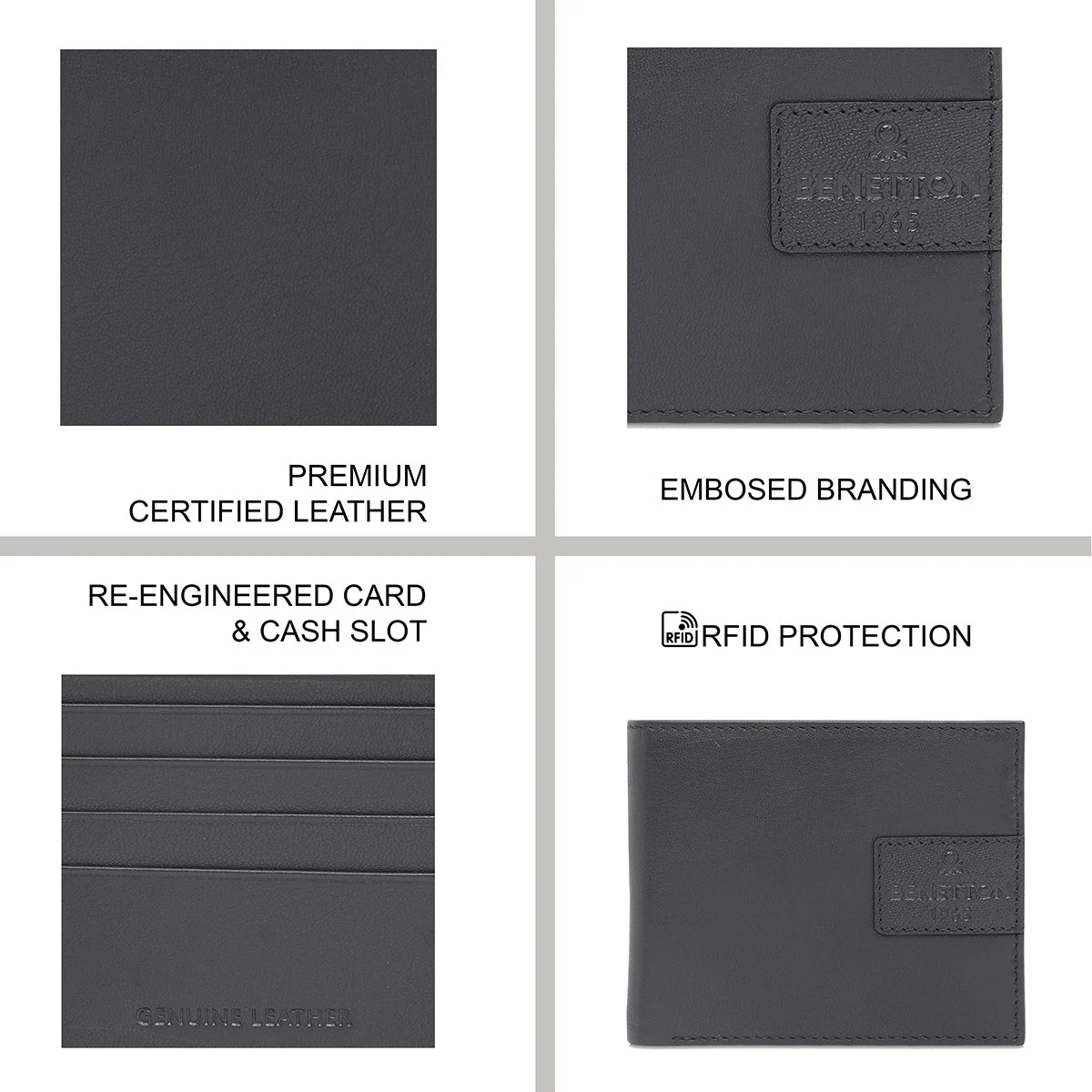 United Colors of Benetton Jodeco Men's Global Coin Wallet - Image 8