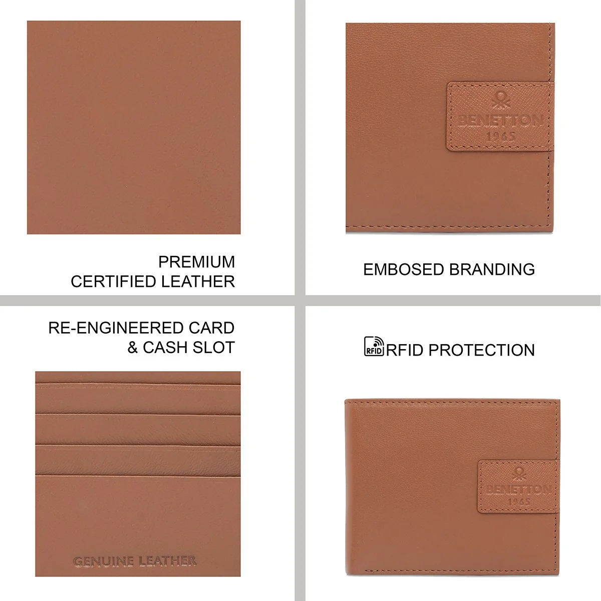 United Colors of Benetton Jodeco Men's Global Coin Wallet - Image 8