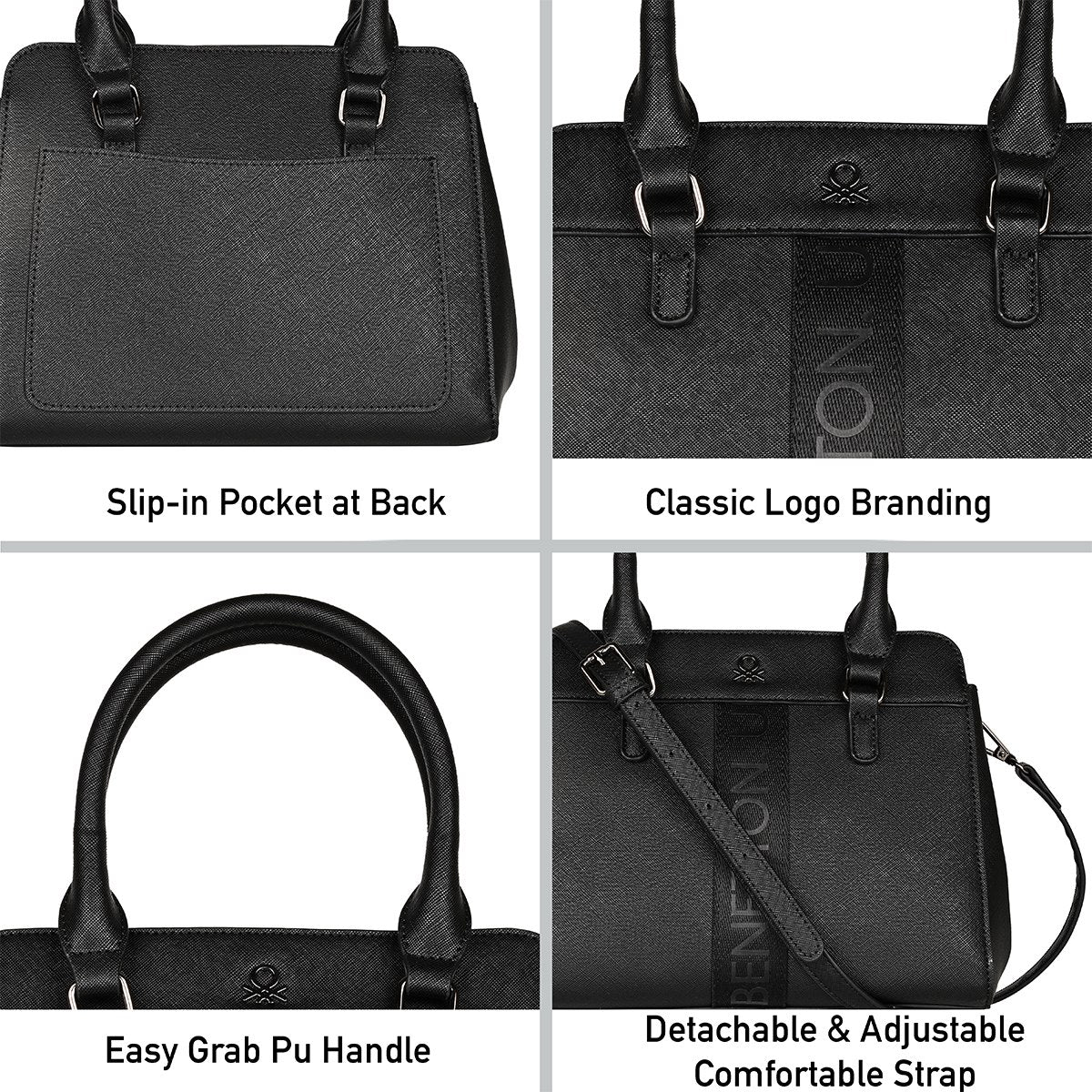 United Colors of Benetton Jullia Women's Satchel - Image 6