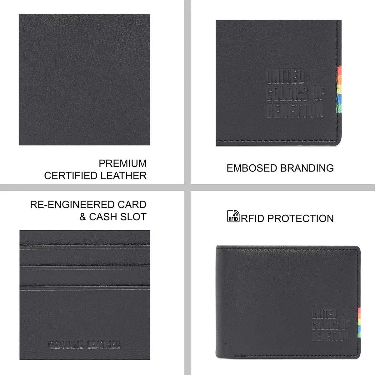 United Colors of Benetton Kinman Men's Passcase Wallet - Image 8