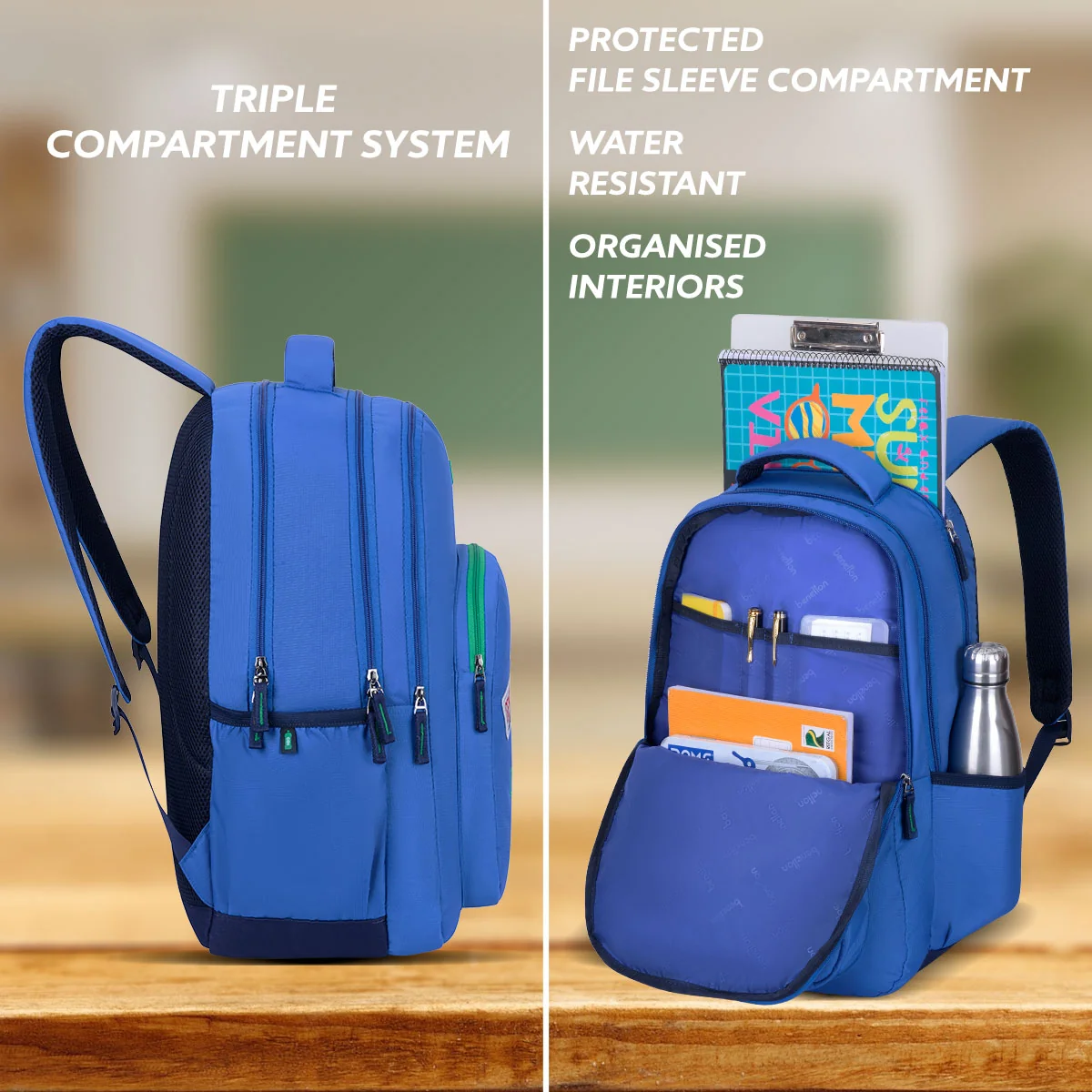 United Colors of Benetton Legend Non Laptop Backpack - Image 4