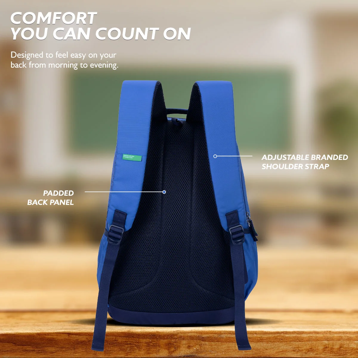 United Colors of Benetton Legend Non Laptop Backpack - Image 6