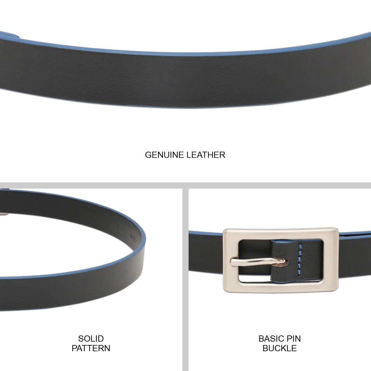 United Colors of Benetton Luna Loop Women's Non Reversible Belt - Image 7