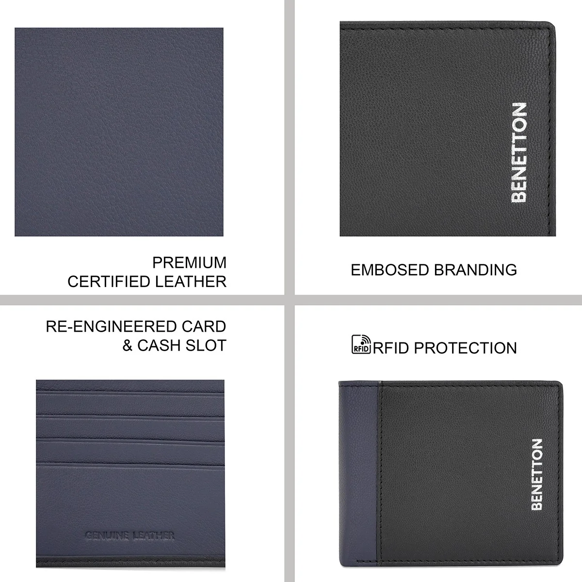 United Colors of Benetton Maceo Men's Global Coin Wallet - Image 7