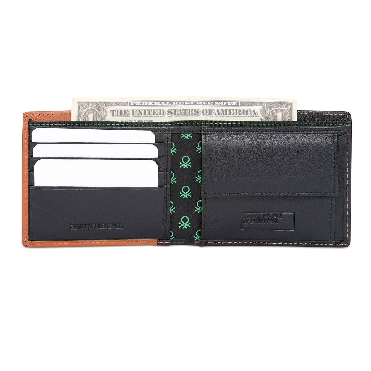 United Colors of Benetton Maceo Men's Global Coin Wallet - Image 6