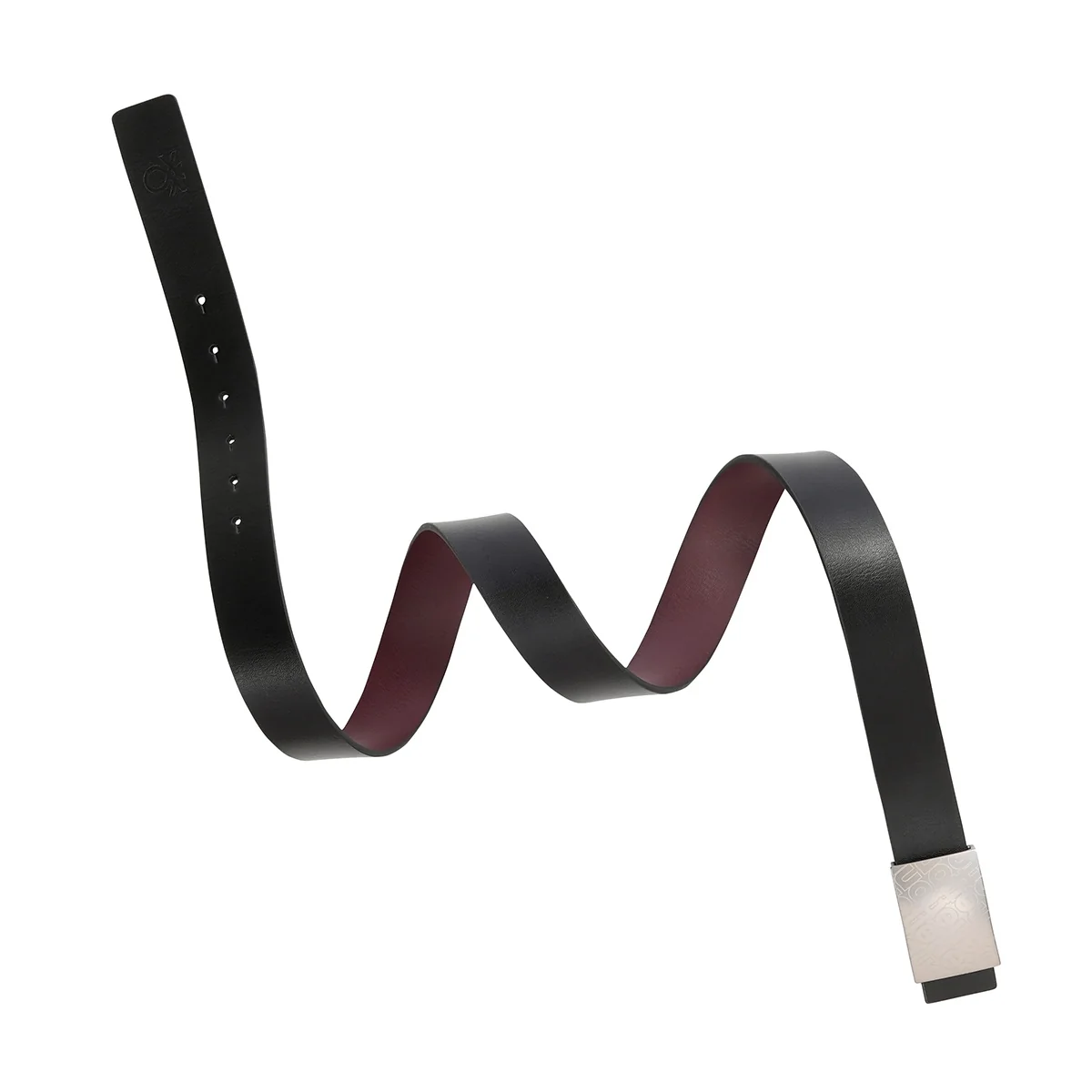 United Colors of Benetton Marone Reversible Belt - Image 5