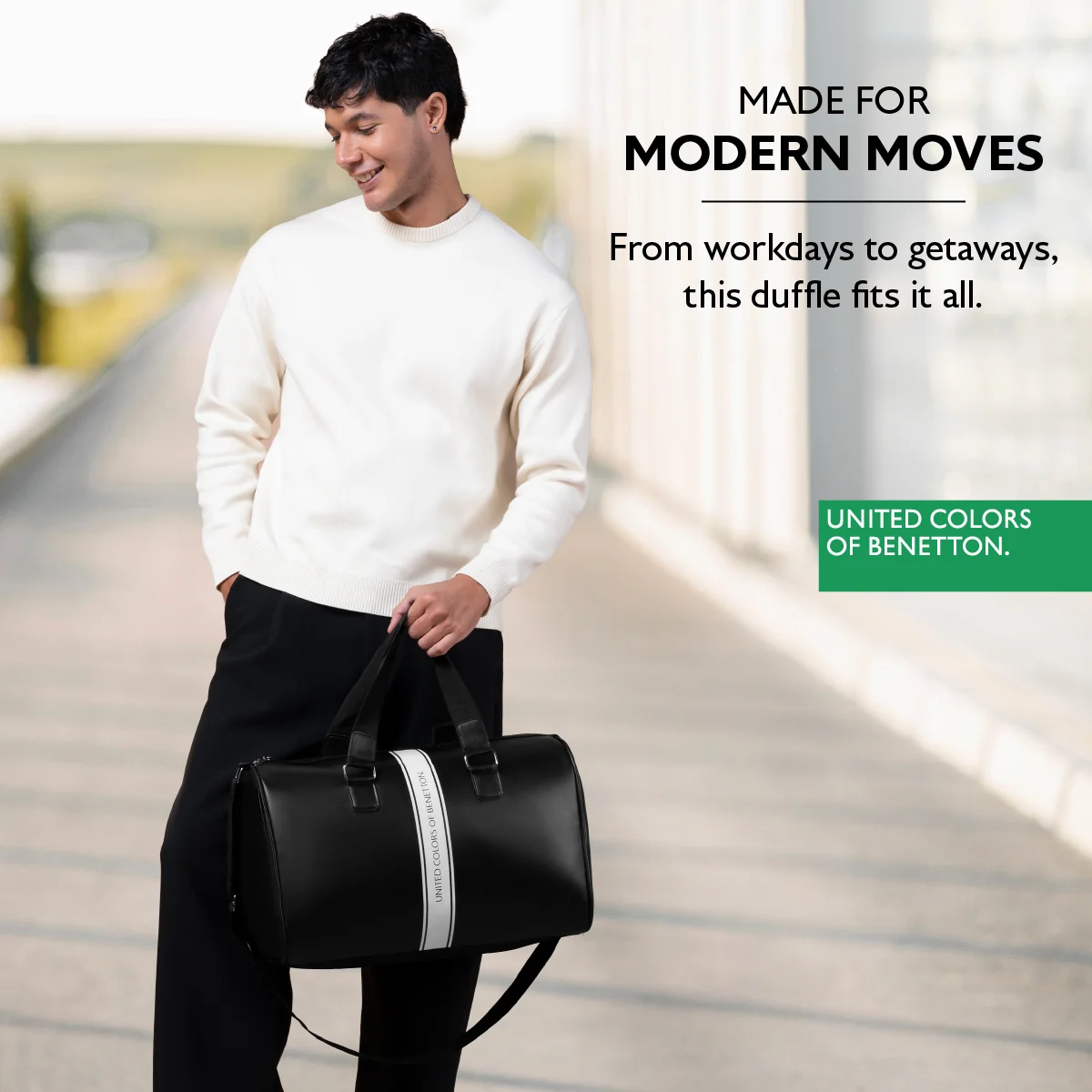United Colors of Benetton Maverick Duffel Bag - Image 6