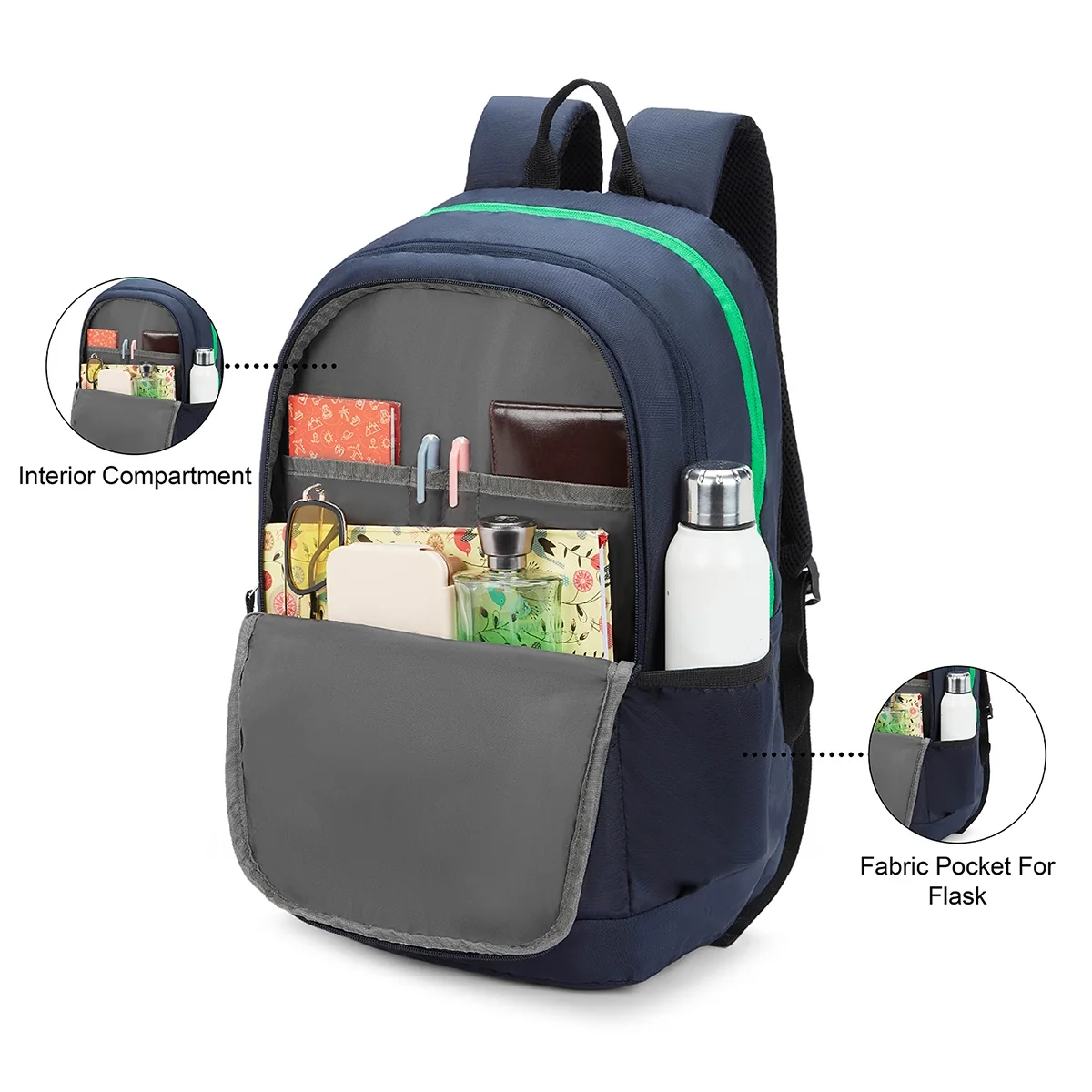 United Colors of Benetton Ming Non Laptop Backpack - Image 8