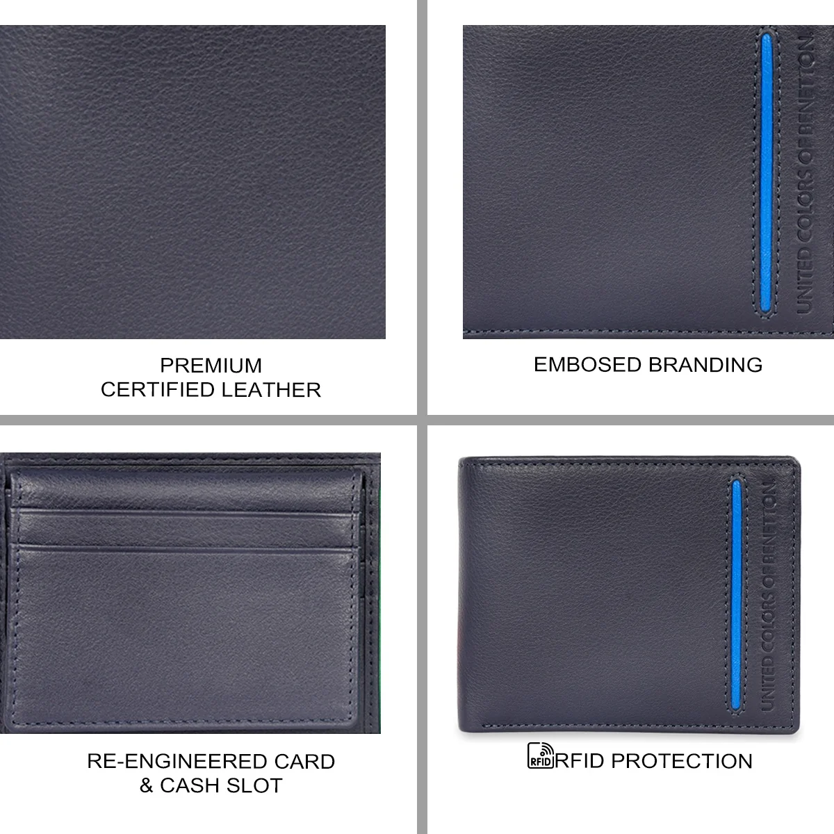 United Colors of Benetton Nyon Men's Passcase Wallet - Image 7