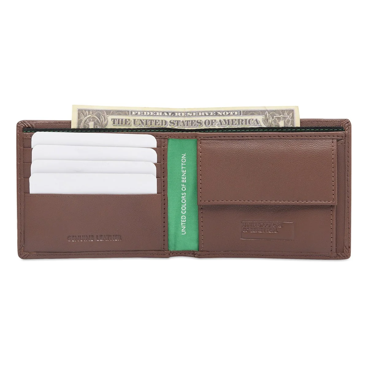 United Colors of Benetton Owens Men's Global Coin Wallet - Image 6