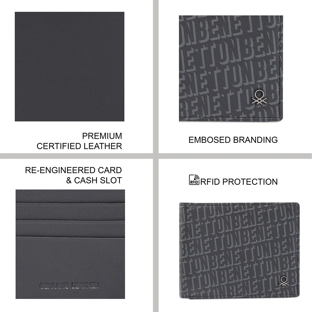 United Colors of Benetton Owens Men's Passcase Wallet - Image 8