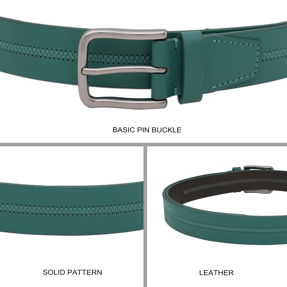 United Colors of Benetton Paxson Men's Non Reversible Belt - Image 7