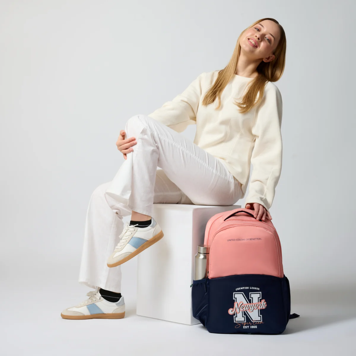 United Colors of Benetton Petro Non Laptop Backpack - Image 2