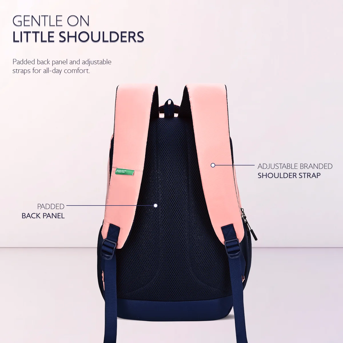 United Colors of Benetton Petro Non Laptop Backpack - Image 5