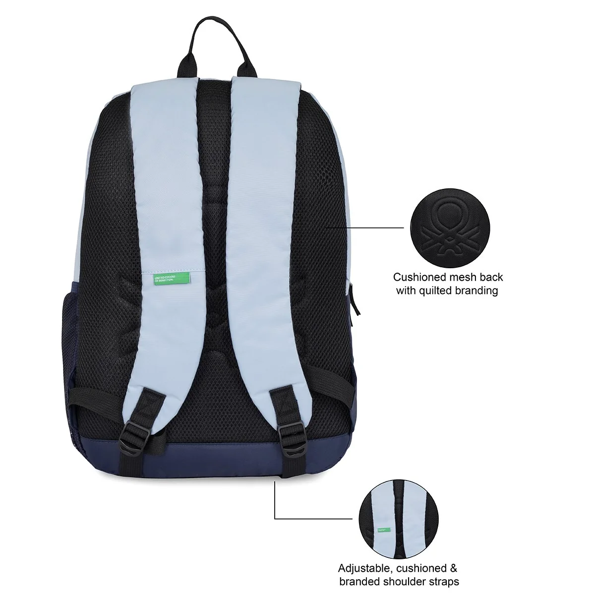 United Colors of Benetton Pyro Laptop Backpack - Image 4