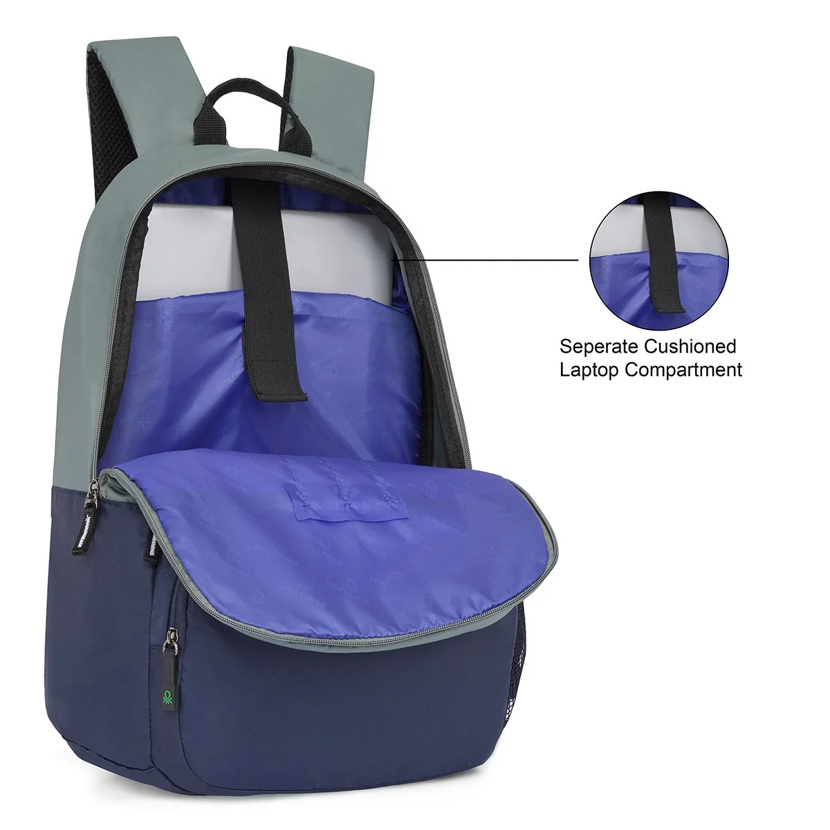 United Colors of Benetton Pyro Laptop Backpack - Image 8