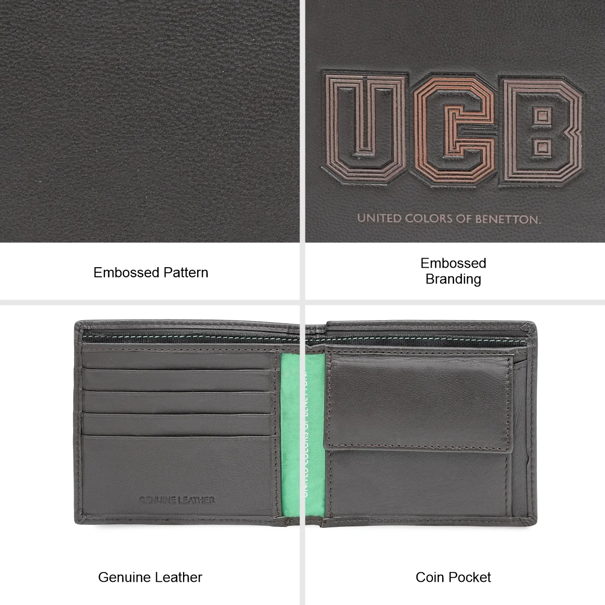 United Colors of Benetton Rusape Men's Global Coin Wallet - Image 8