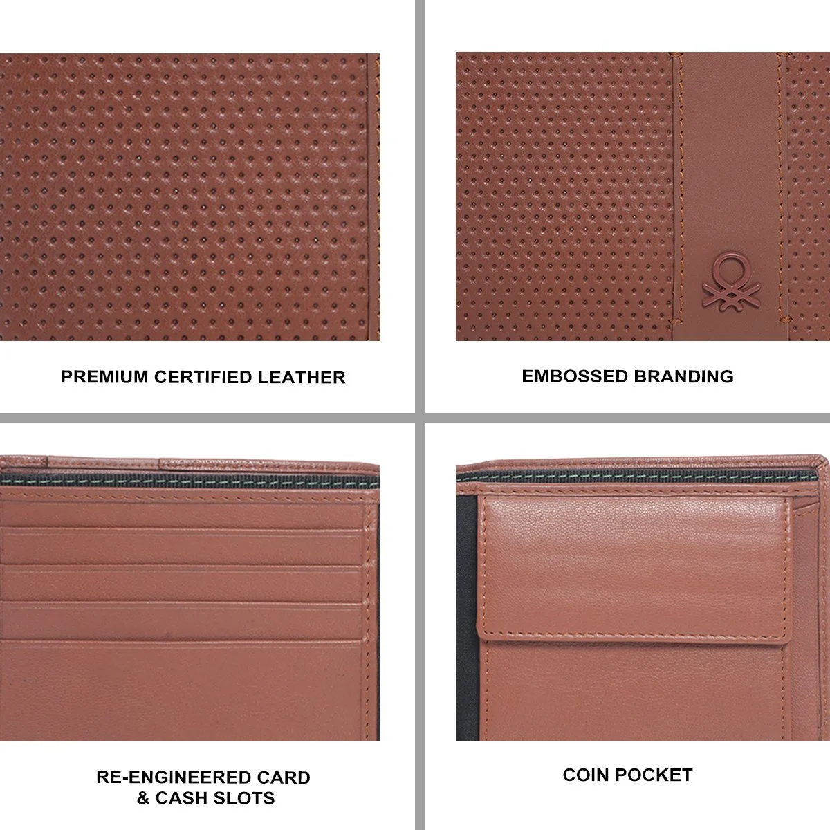 United Colors of Benetton Rutland Men's Global Coin Wallet - Image 7