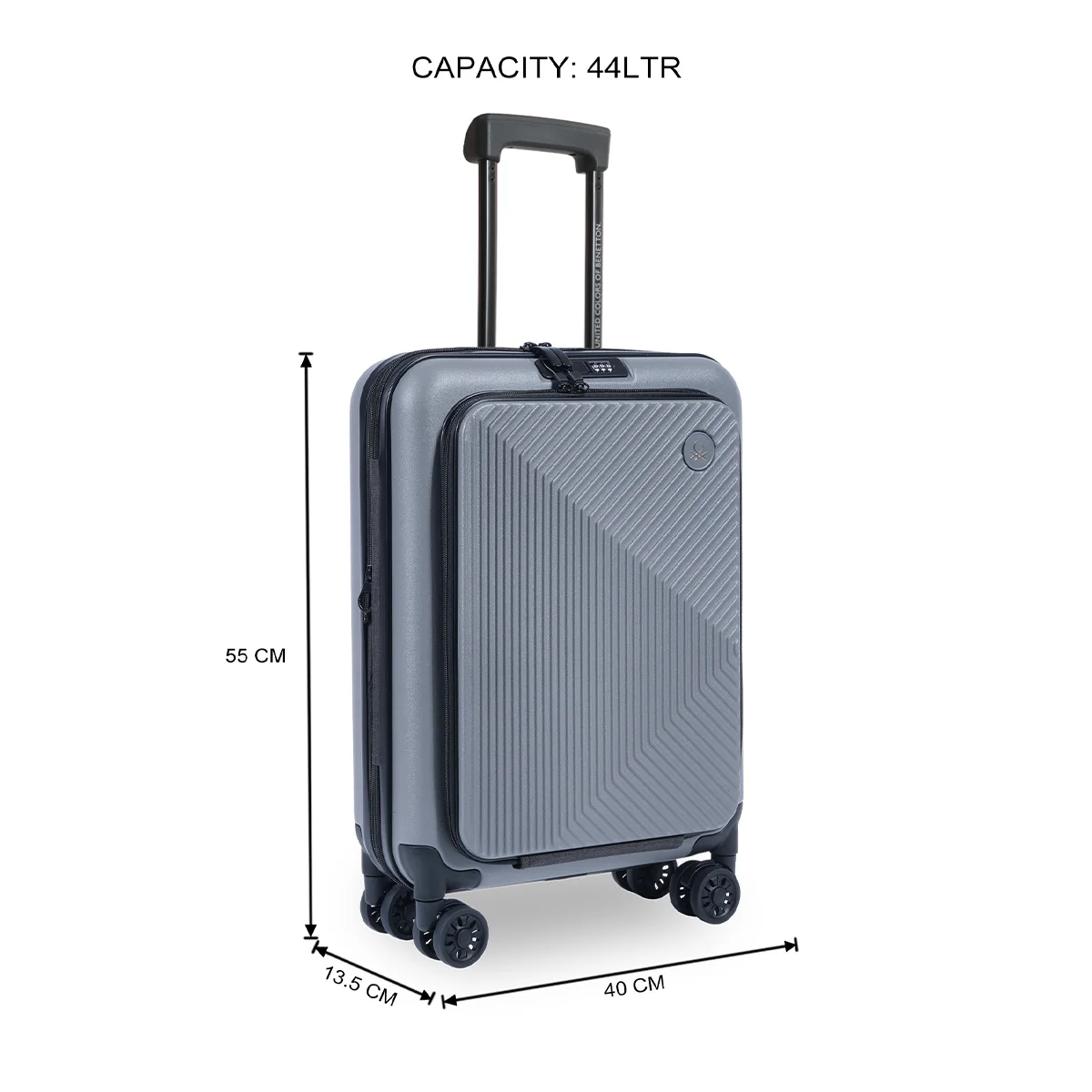 United Colors of Benetton Ryzen Pro Hard Luggage - Image 3