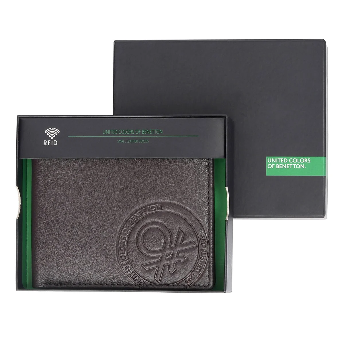 United Colors of Benetton Serrat Men's Global Coin Wallet - Image 7