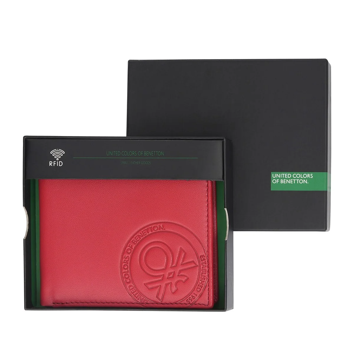 United Colors of Benetton Serrat Men's Global Coin Wallet - Image 7