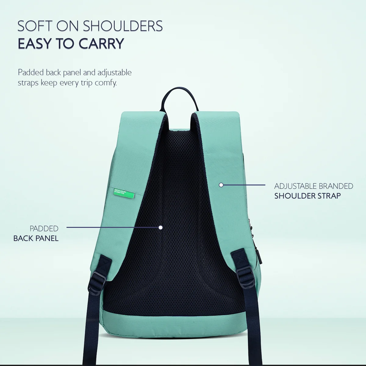 United Colors of Benetton Snoopy Non Laptop Backpack - Image 5
