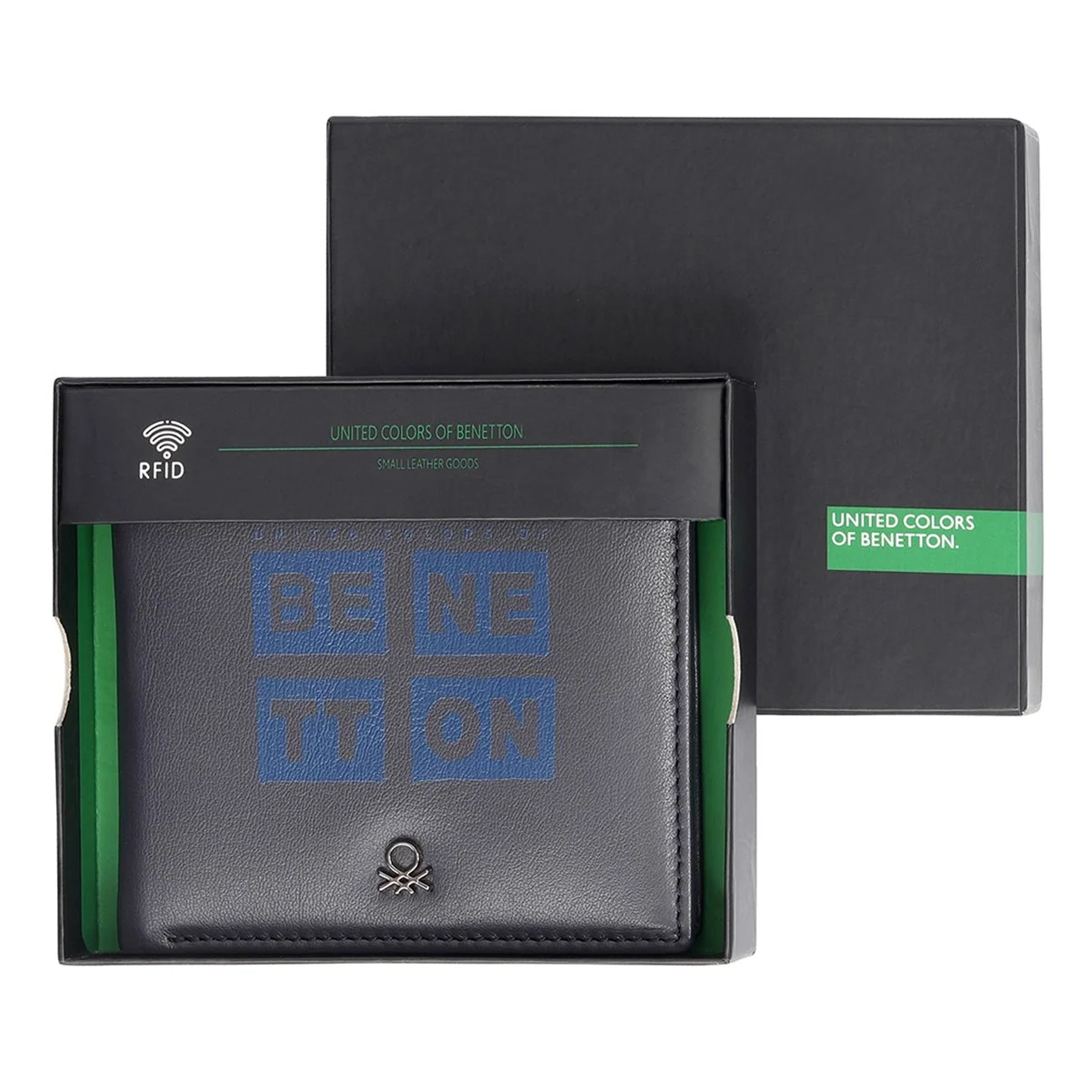 United Colors of Benetton Stanley Men's Global Coin Wallet - Image 7