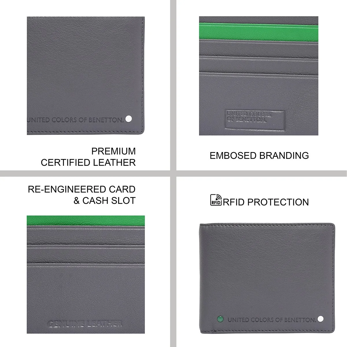 United Colors of Benetton Tereza Men's Passcase Wallet - Image 7