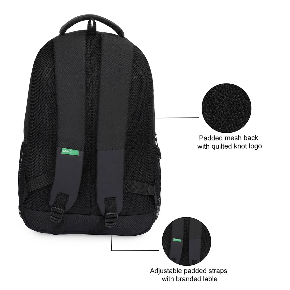 United Colors of Benetton Thunderbolt Laptop Backpack - Image 5