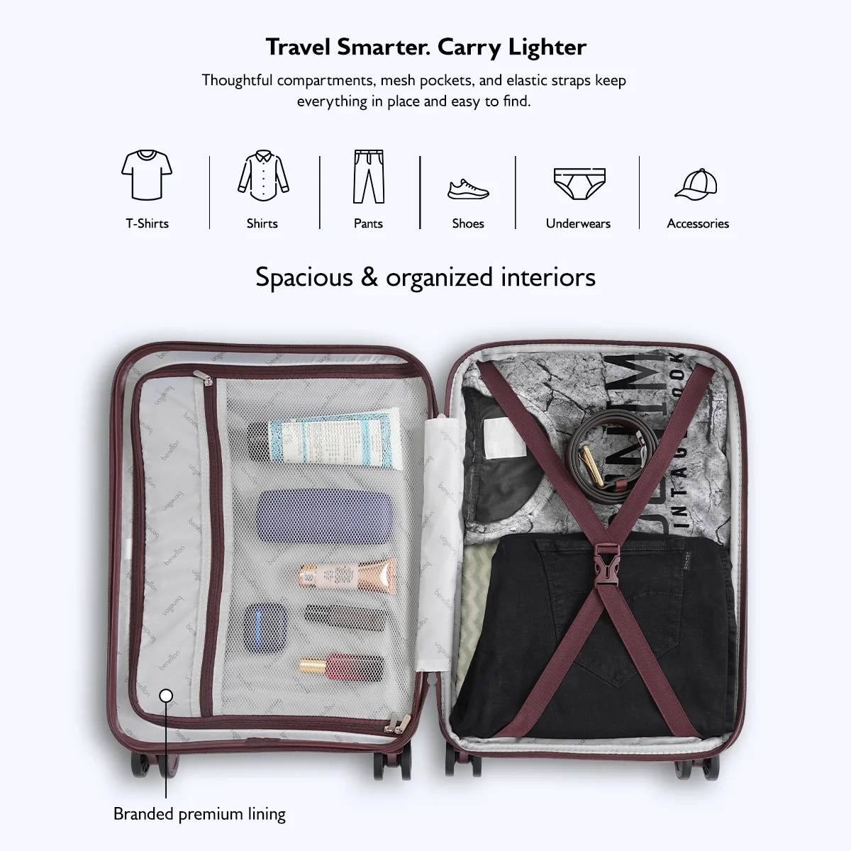 United Colors of Benetton Trex Hard Luggage - Image 5