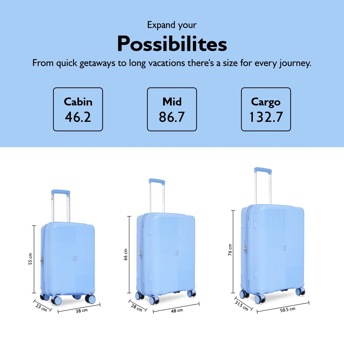 United Colors of Benetton Trex Hard Luggage - Image 23