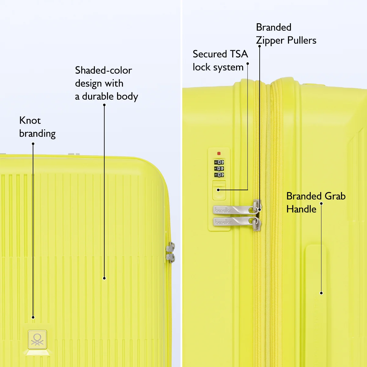 United Colors of Benetton Trex Hard Luggage - Image 21