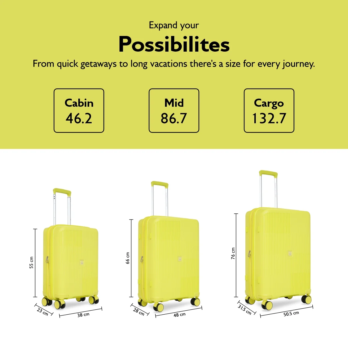 United Colors of Benetton Trex Hard Luggage - Image 25