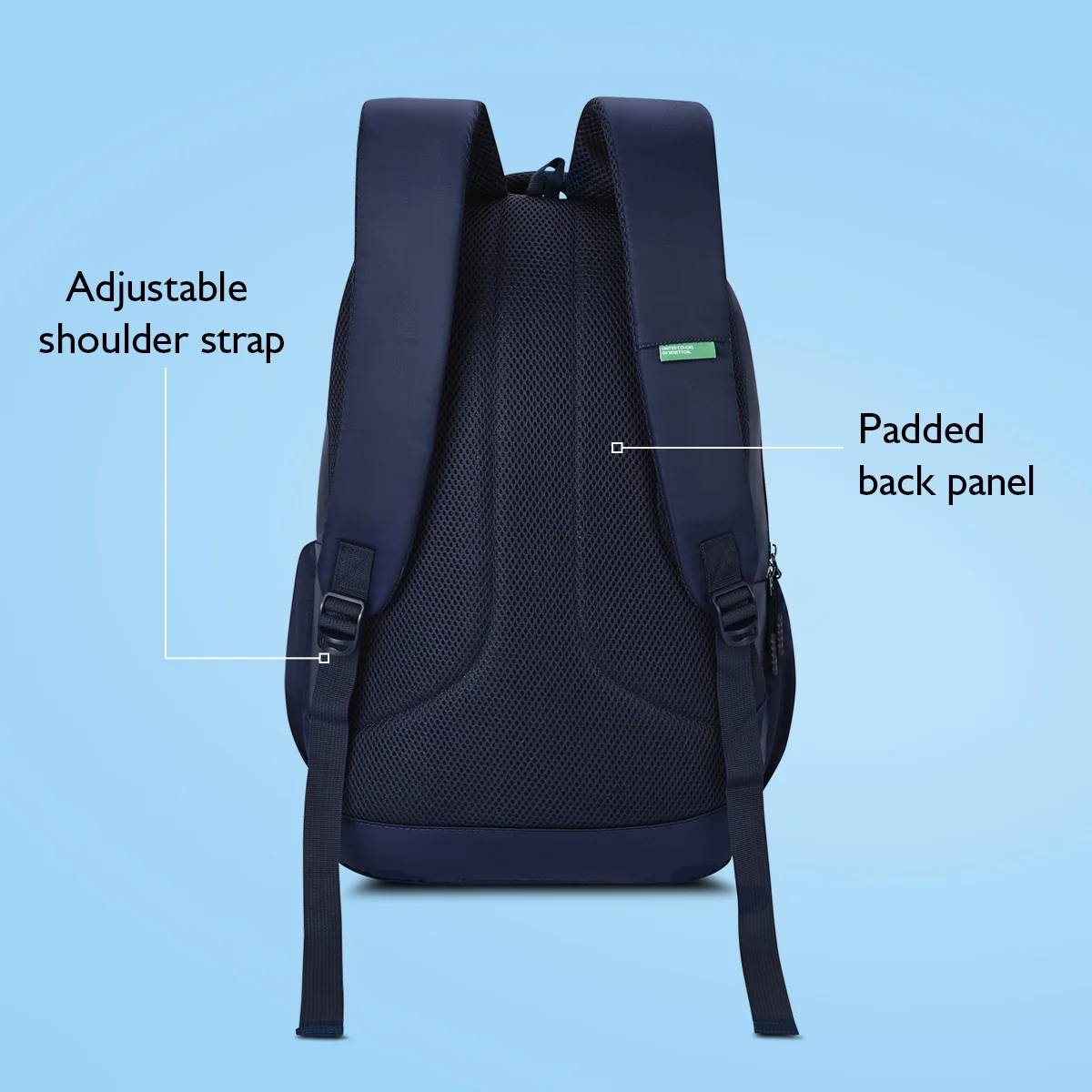 United Colors of Benetton Vance Laptop Backpack - Image 5