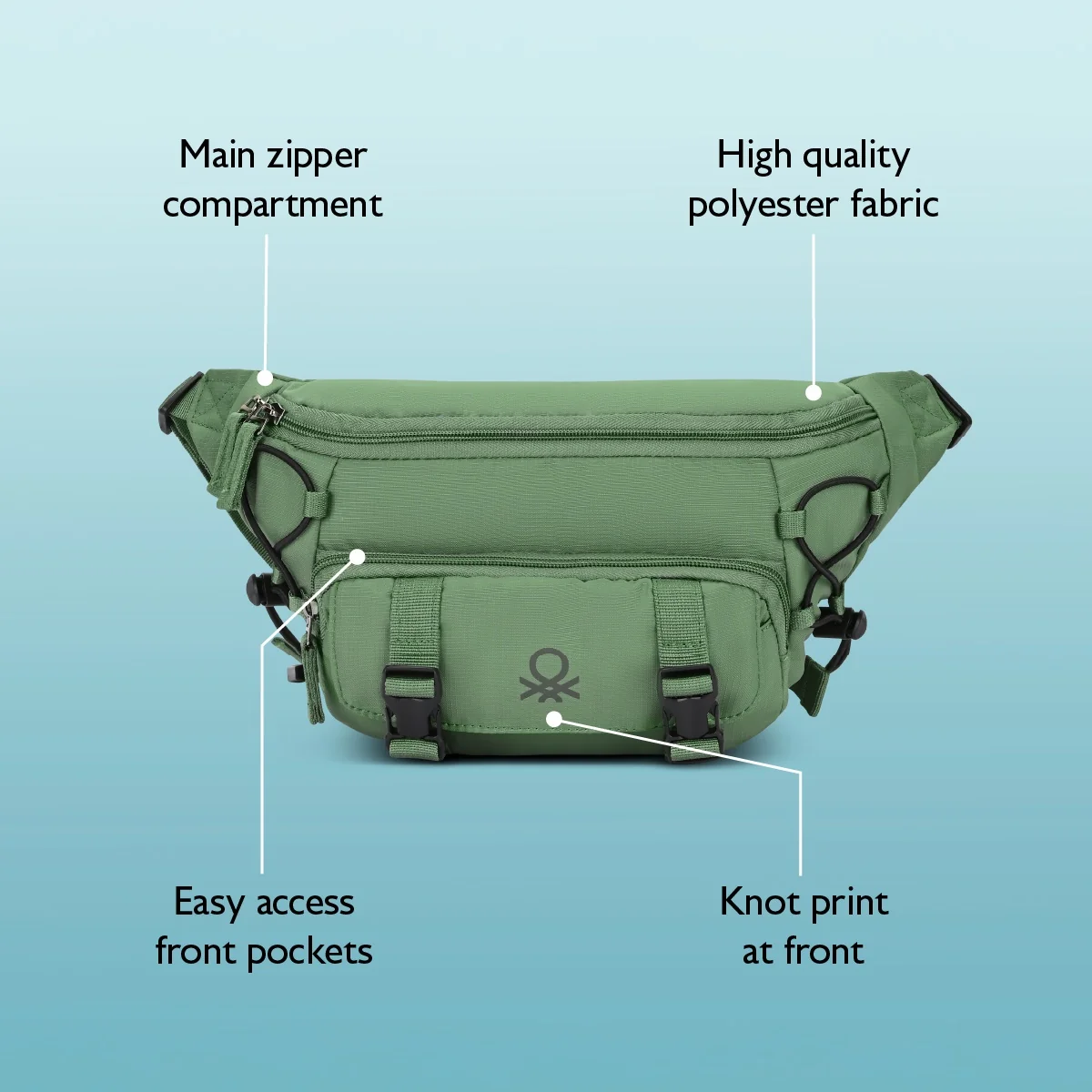 United Colors of Benetton Verdant Waist Pouch - Image 3