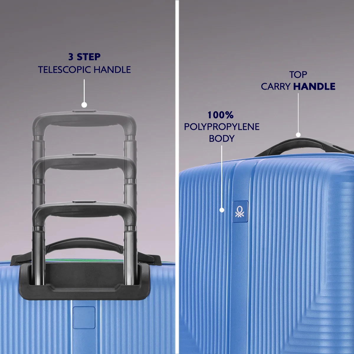 United Colors of Benetton Vista Hard Luggage - Image 5