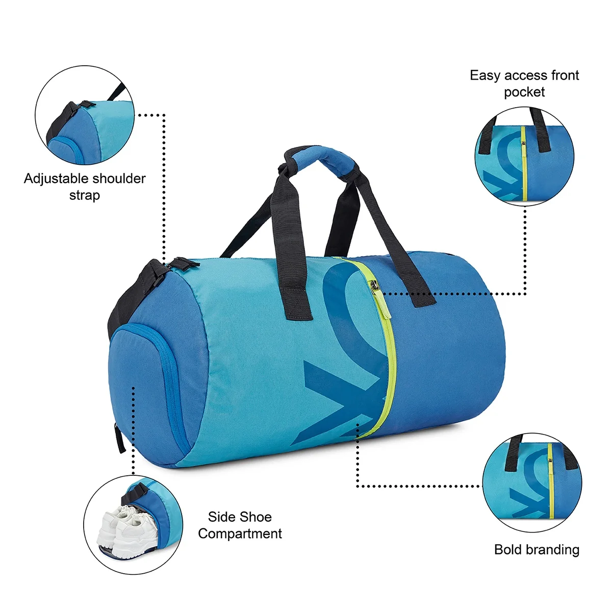 United Colors of Benetton Vivid Duffle Bags - Image 6