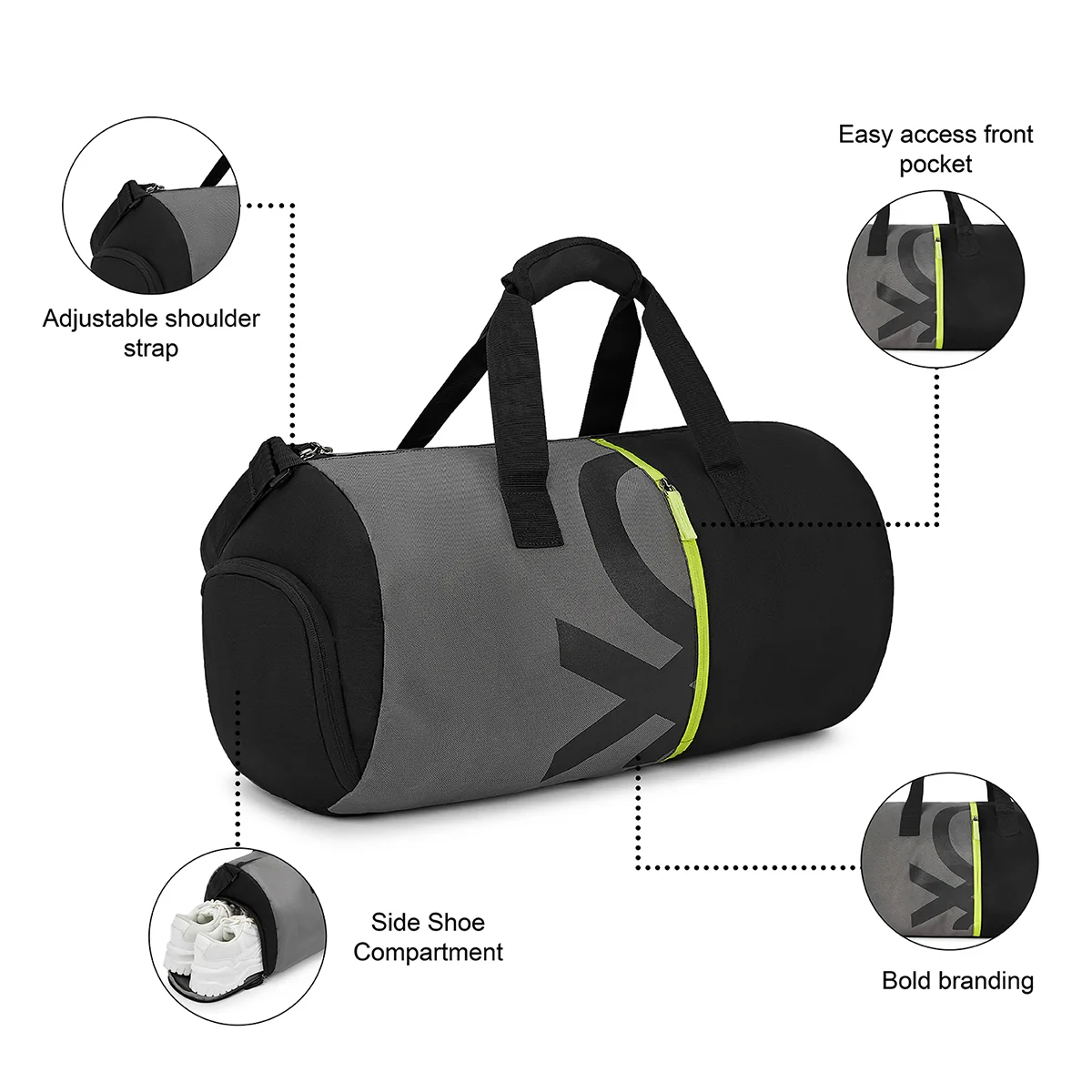 United Colors of Benetton Vivid Gym Bag - Image 4